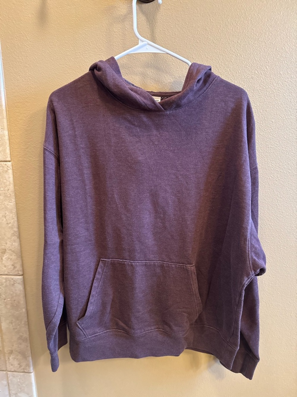 PINK Victoria's Secret Men's Crewneck Hoodie in Mauve Purple